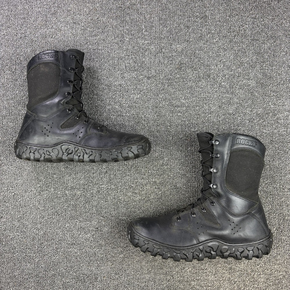 Rocky S2V Lite Predator RKC075 Tactical Military Boots Mens 12 M Black Vibram 8" - Picture 6 of 10